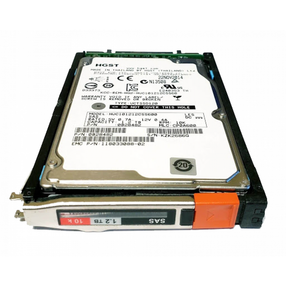 1.8TB 2.5" 10K 12Gbps SAS Disk Drive (EMC) 1.8TB 2.5" 10K 12Gbps SAS Disk Drive (EMC)